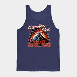 The Consuming Fire of Mount Sinai Tank Top